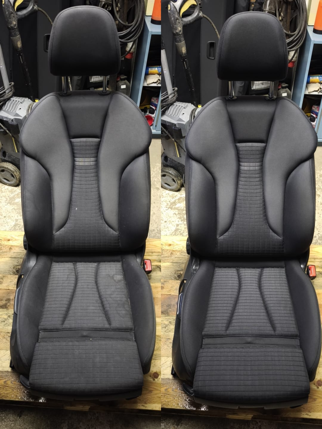 Sedadlo po čištění